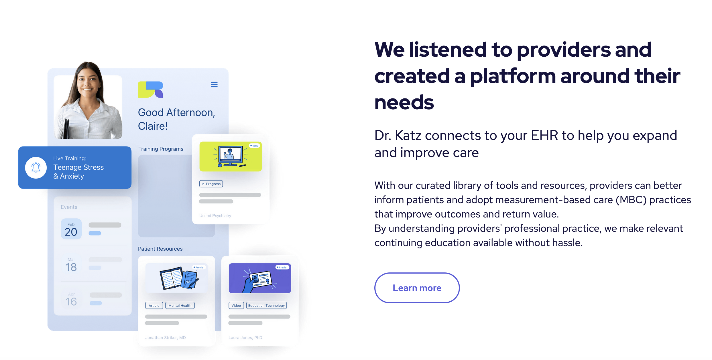 Dr. Katz product screenshot