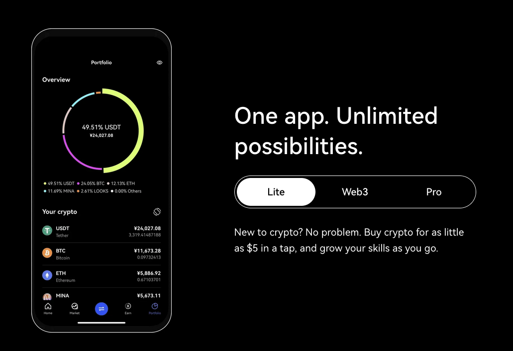 OKX product screenshot