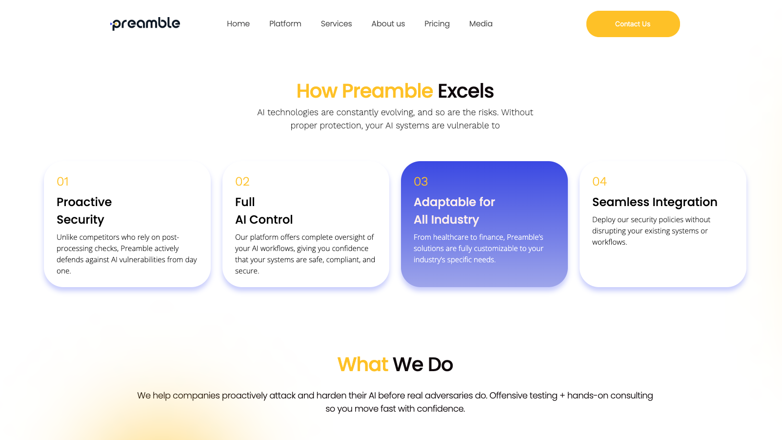 Preamble AI case study